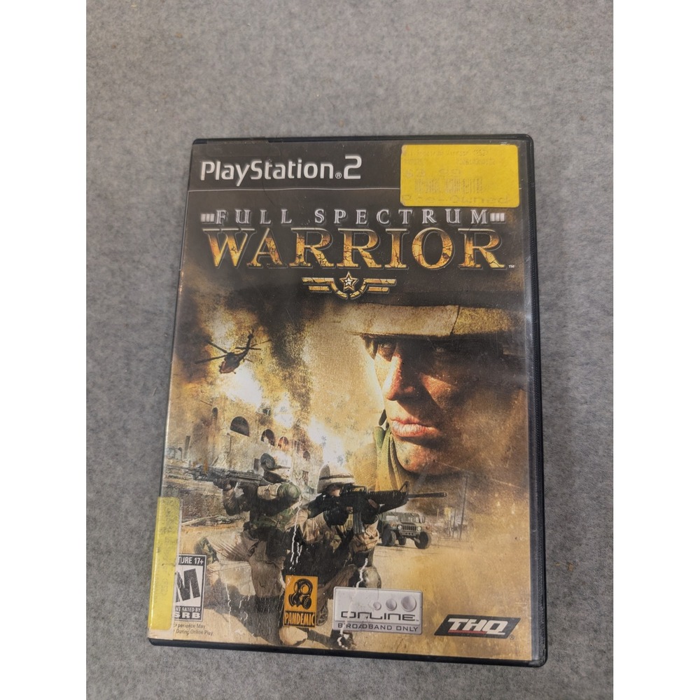 Full Spectrum Warrior Sony PlayStation 2 PS2 Tactical Strategy Game THQ 2004 - Picture 1 of 3